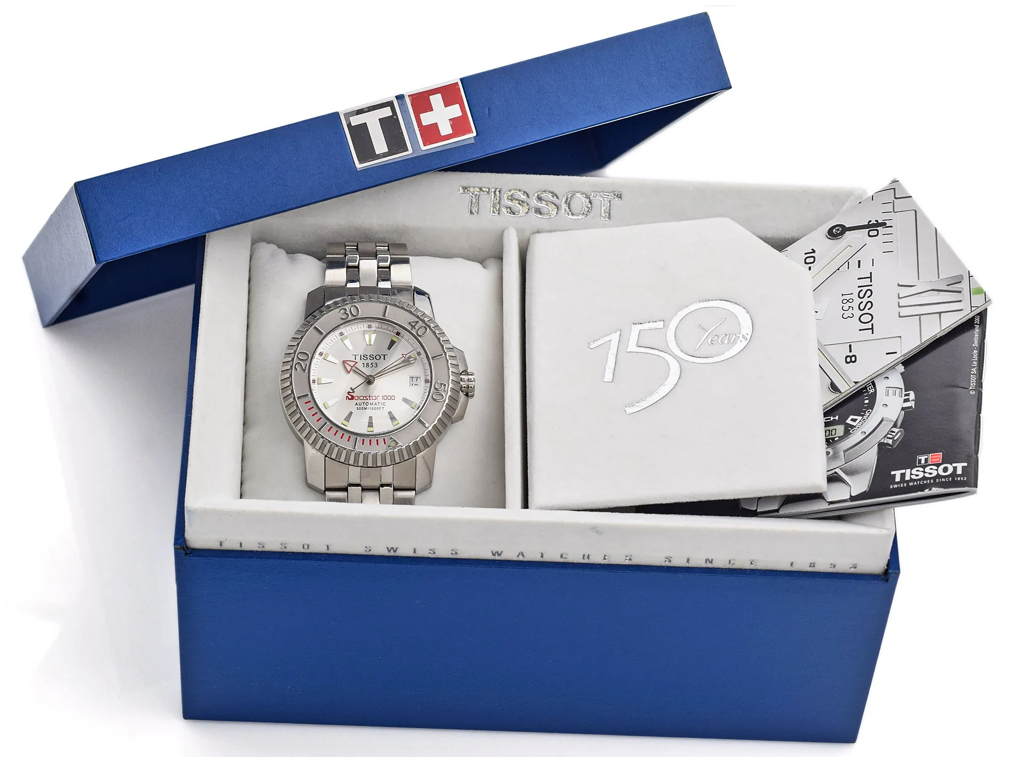 Tissot Seastar 1000 Automatic Diver A464/564 Men's Date Watch   Box, Booklets