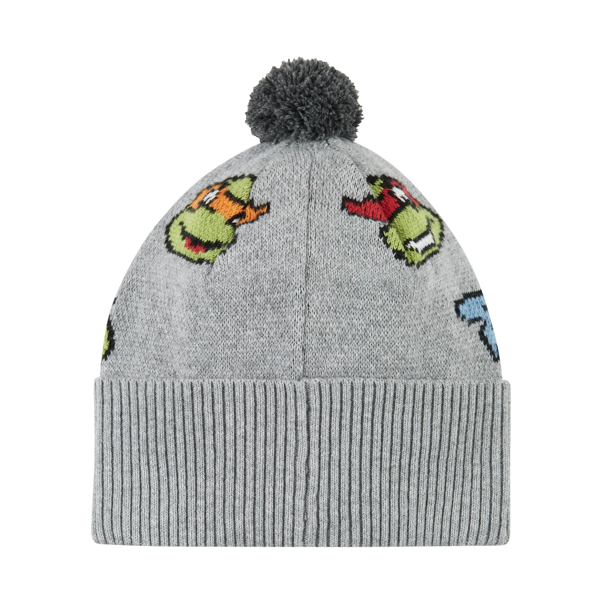 TMNT x Andy & Evan | Hat & Mitten Set | Grey