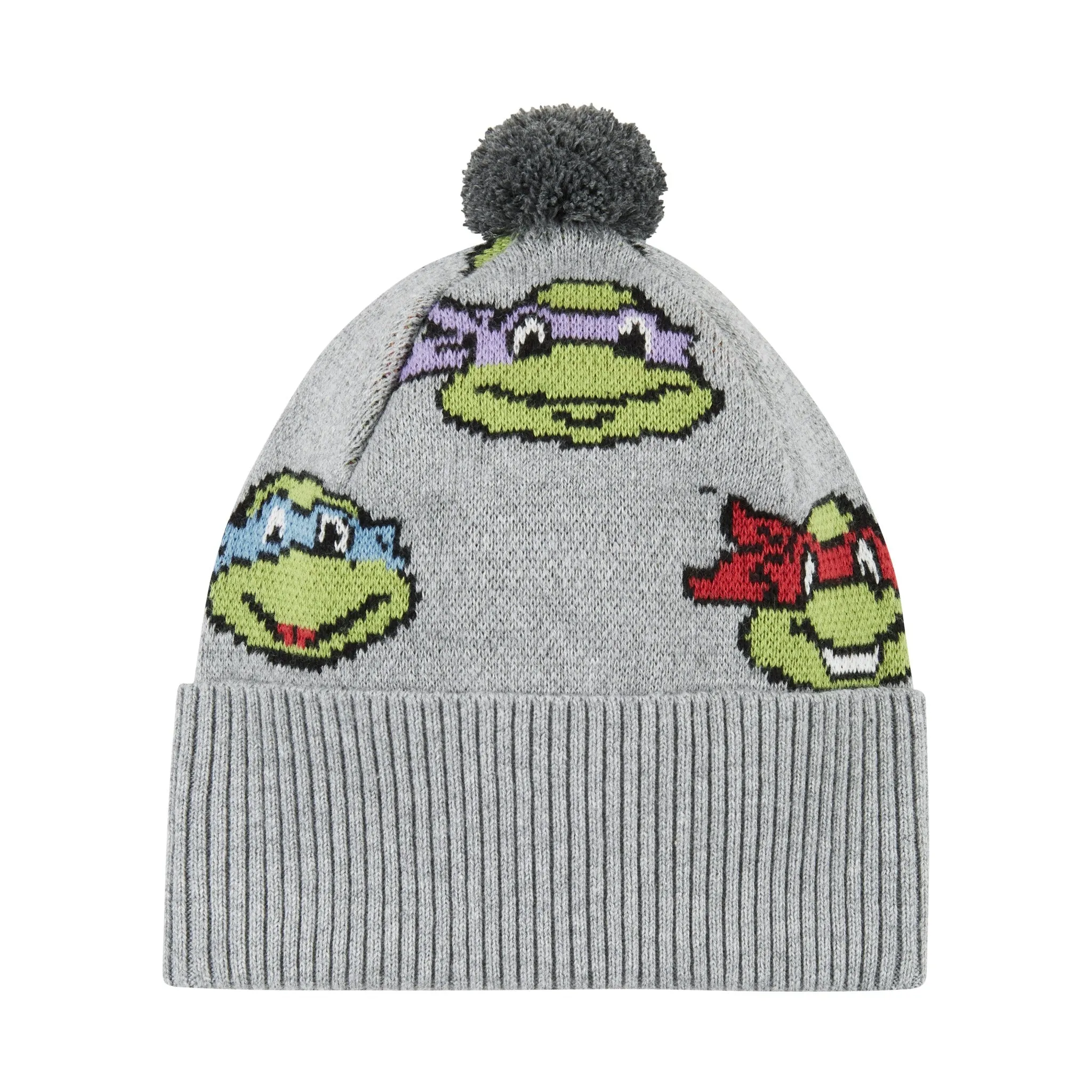 TMNT x Andy & Evan | Hat & Mitten Set | Grey