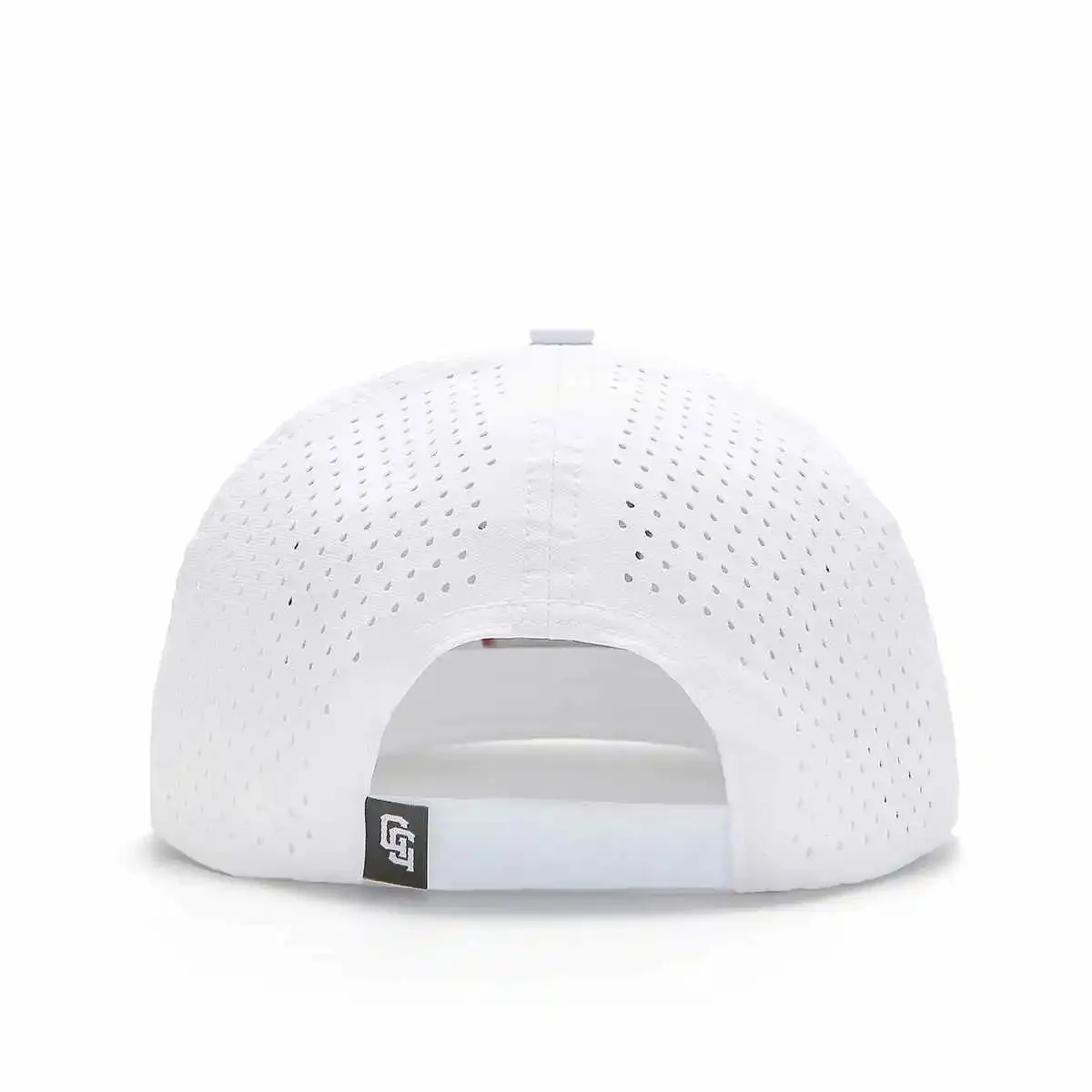 TOUR PRO Mad Slicer Golf Hat in White with Flat Brim