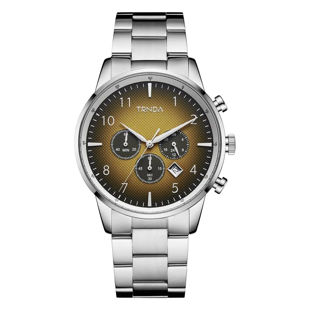 Trnda Stainless Steel Chronograph Men's Watch TR001G2S1-A10S