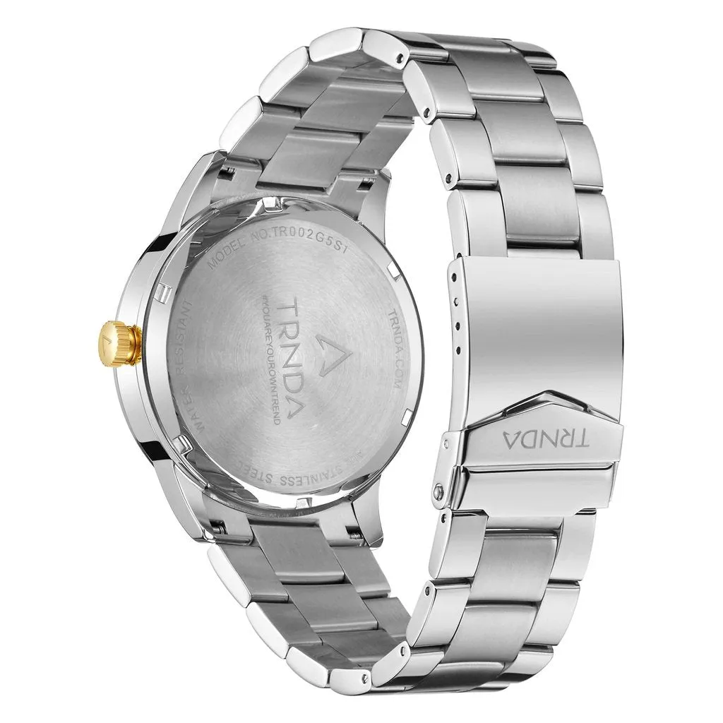 Trnda Stainless Steel Men's Watch TR002G5S2-B8S