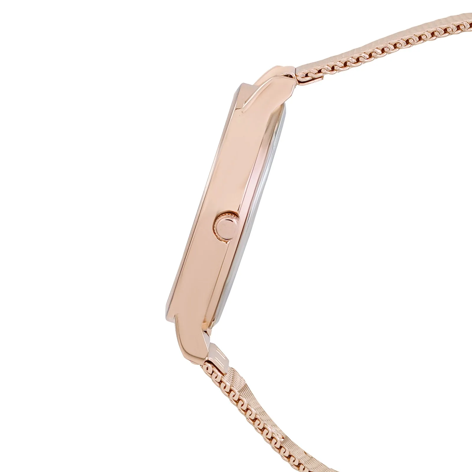 Twelve O'Heart All Rosegold Mesh Strap