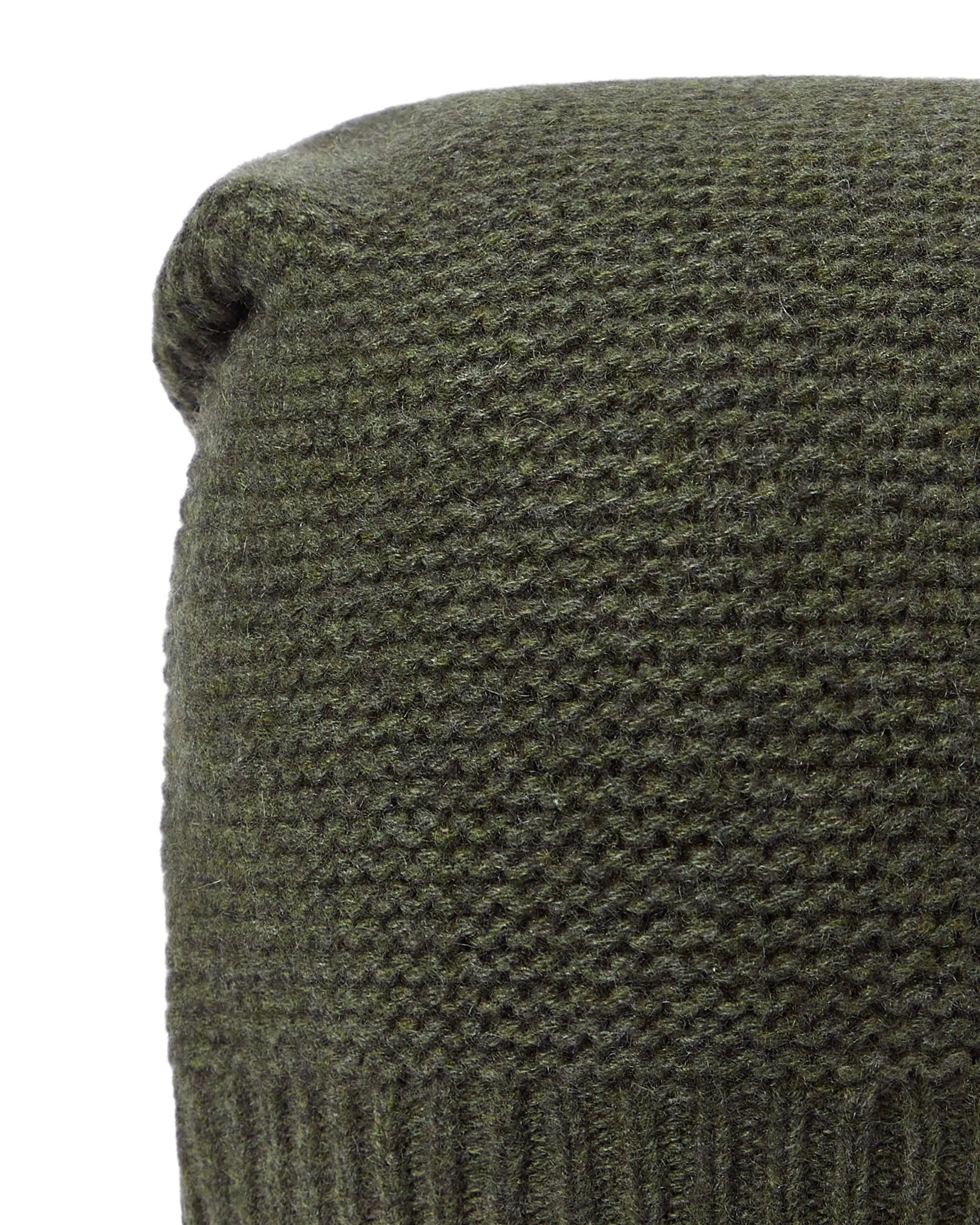 Unisex Beanie Cashmere Hat Moss Green