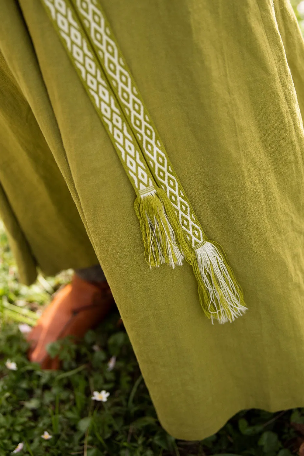 Woven Belt, Apple Green