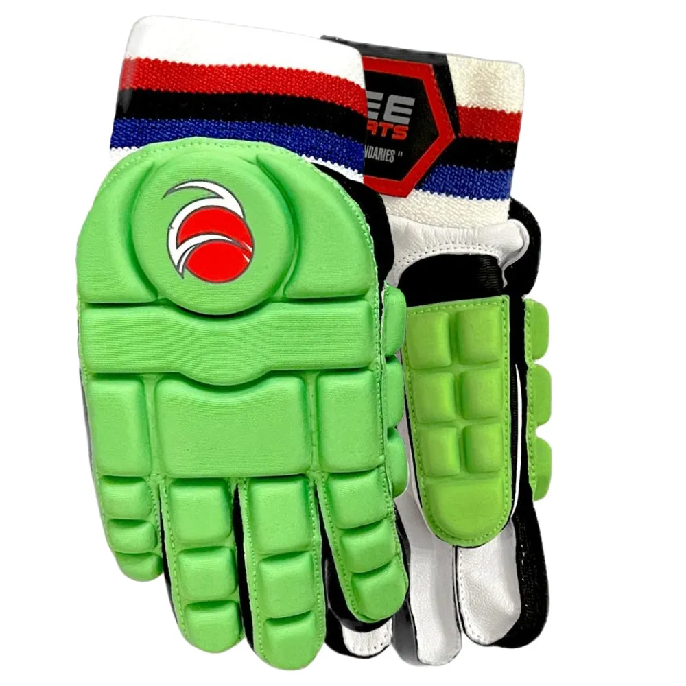 Zee Sports Batting Gloves Hard Tennis Green