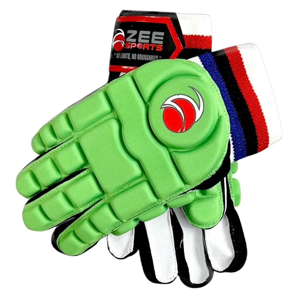 Zee Sports Batting Gloves Hard Tennis Green