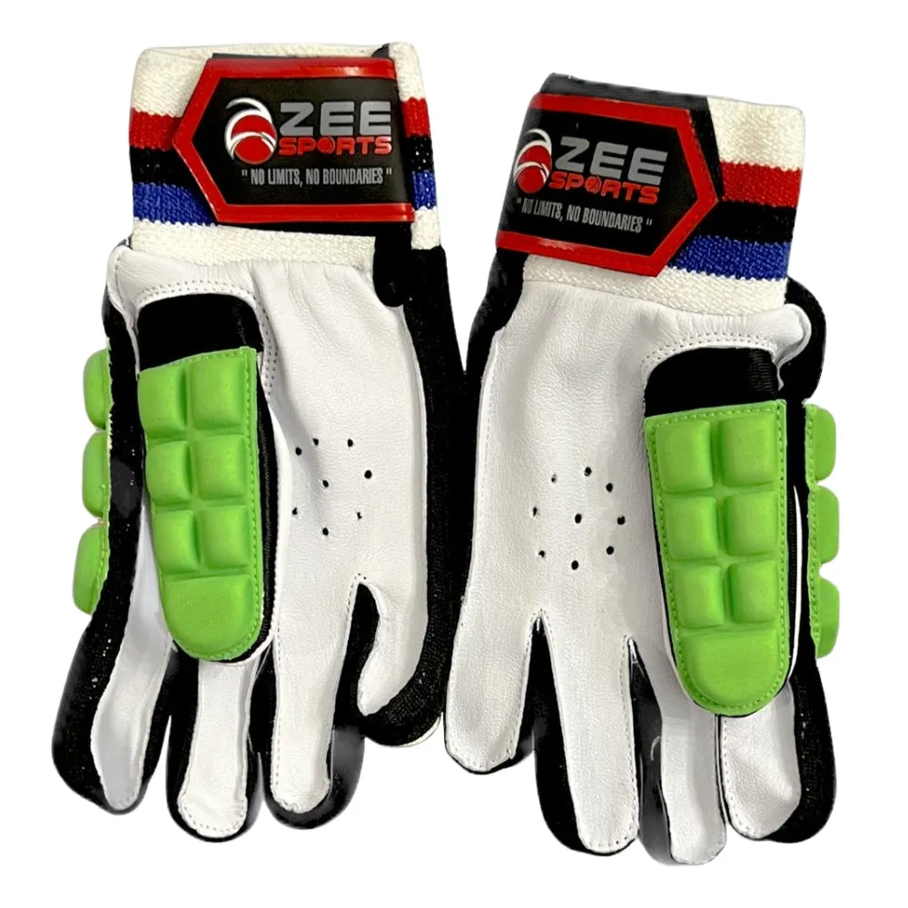 Zee Sports Batting Gloves Hard Tennis Green